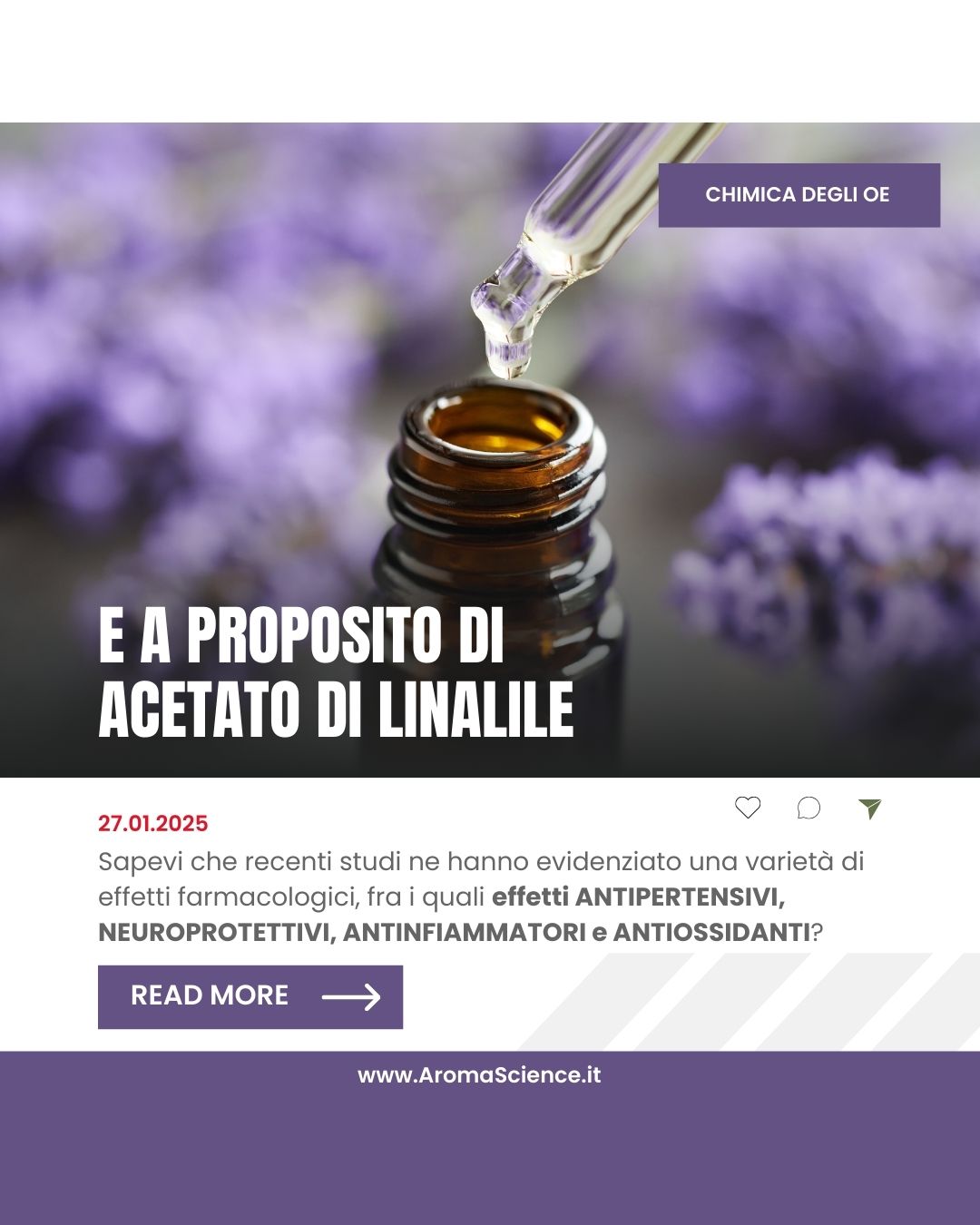 E a proposito di acetato di linalile