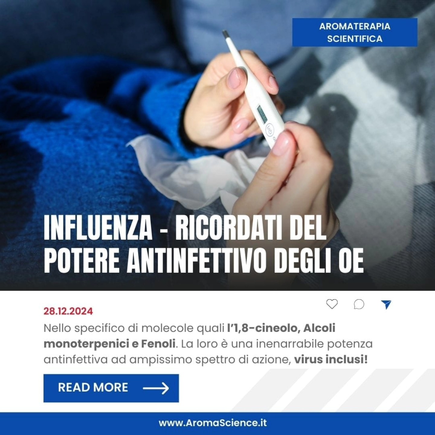 Influenza - Il Potere Antinfettivo degli Oli essenziali